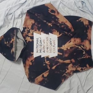 National Museum of African American History and Coulture bleach dyed hoodie